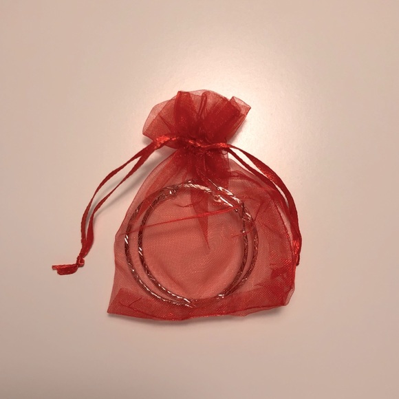 Silver Hoops - Picture 3 of 3